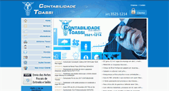 Desktop Screenshot of contabilidadetoassi.com.br